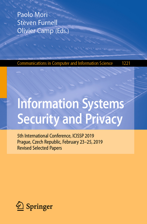 Information Systems Security and Privacy - 
