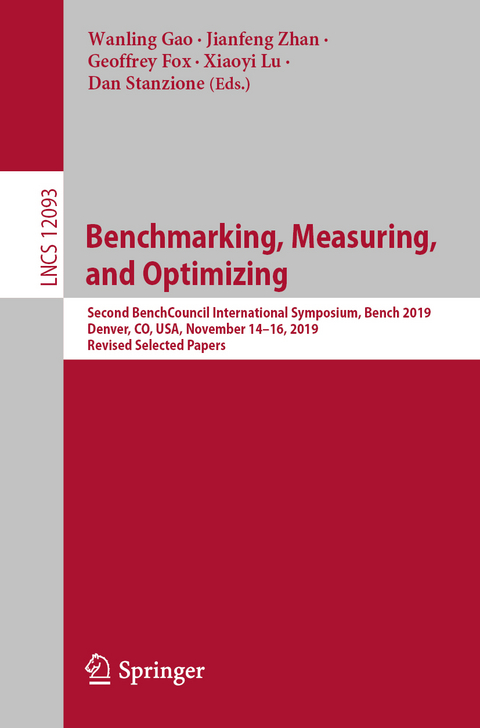 Benchmarking, Measuring, and Optimizing - 