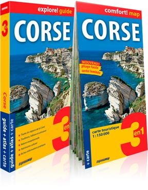 Corse explore guide + atlas + map