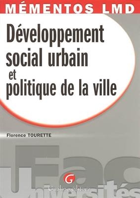 MEMENTO - DEVELOPPEMENT SOCIAL URBAIN ET -  TOURETTE F