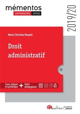 Droit administratif : 2019-2020 - Marie-Christine (1951-....) Rouault