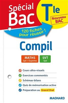 Compil terminale, nouveau bac : maths spé + expertes, SVT spé : 120 fiches pour réussir ! - Vito Punta, Coraline Madec