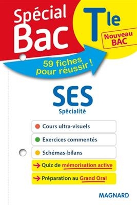 Terminale SES spécialité, nouveau bac : 59 fiches pour réussir ! - Sophie Mattern, Céline Charles