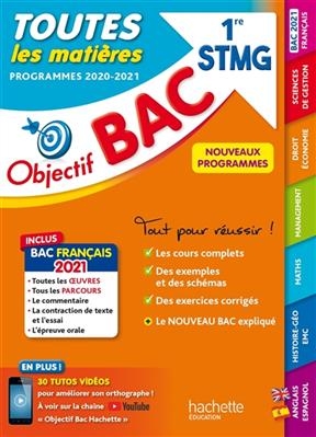 Toutes les matières 1re STMG : programmes 2020-2021