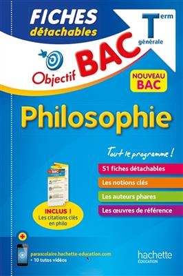 Philosophie terminale générale : fiches détachables : nouveau bac -  Marquer-e+garandeau-