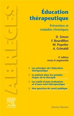 Education thérapeutique : prévention et maladies chroniques - D. Simon, F. Bourdillon, M Popelier  et al