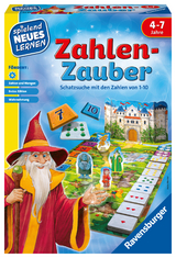 Ravensburger 24964 - Zahlen-Zauber - Spielen und Lernen für Kinder, Lernspiel für Kinder ab 4-7 Jahren, Spielend Neues Lernen für 2-4 Spieler - Heinz Meister