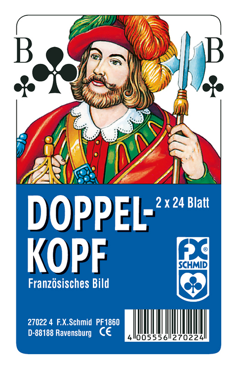 Doppelkopf, Französisches Bild (Spielkarten)