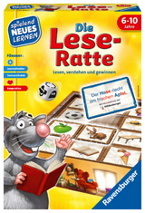 Ravensburger 24956 - Die Lese-Ratte - Spielen und Lernen für Kinder, Lernspiel für Kinder ab 6-10 Jahren, Spielend Neues Lernen für 1-4 Spieler - Kreowski, Klaus