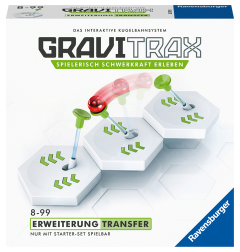 Ravensburger GraviTrax Erweiterung Balls und Spinner - Ideales Zubehör für spektakuläre Kugelbahnen, Konstruktionsspielzeug für Kinder ab 8 Jahren