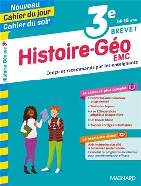 Histoire géo EMC 3e, 14-15 ans : brevet - Nadine Daboval