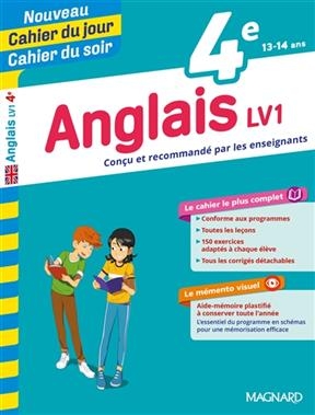 Anglais LV1, 4e, 13-14 ans - Nicole de Vannoise, Jean Cureau