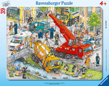 Ravensburger Kinderpuzzle - 06768 Rettungseinsatz - Rahmenpuzzle für Kinder ab 4 Jahren, mit 39 Teilen - 