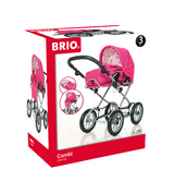 BRIO Puppenwagen Combi, fuchsia