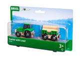 33799 BRIO Traktor mit Holz-Anhänger