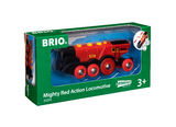 BRIO World 33592 Rote Lola elektrische Lok – Batterie-Lokomotive mit Licht & Sound – Kleinkinderspielzeug empfohlen ab 3 Jahren