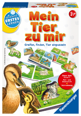 Ravensburger 24731 - Mein Tier zu mir - Puzzelspiel für die Kleinen - Spiel für Kinder ab 1 und 1/2 Jahren, Spielend erstes Lernen für 1-4 Spieler - 