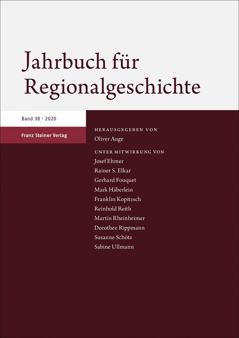 Jahrbuch für Regionalgeschichte 38 (2020) - 