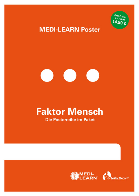 Faktor Mensch - Die Posterreihe im Paket (3 Poster) - Daniel Marx