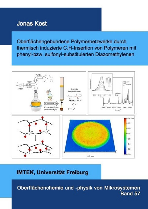 Oberflächengebundene Polymernetzwerke durch thermisch induzierte C,H-Insertion von Polymeren mit phenyl-bzw. sulfonyl-substituierten Diazomethylenen - Jonas Kost