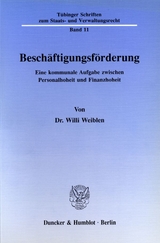 Beschäftigungsförderung. - Willi Weiblen