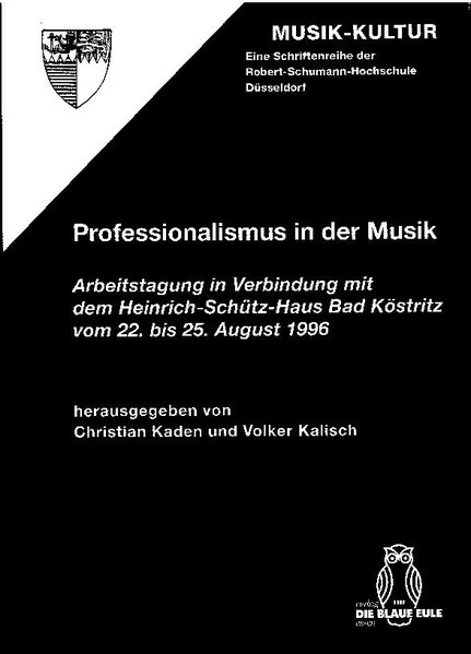 Professionalismus in der Musik - 