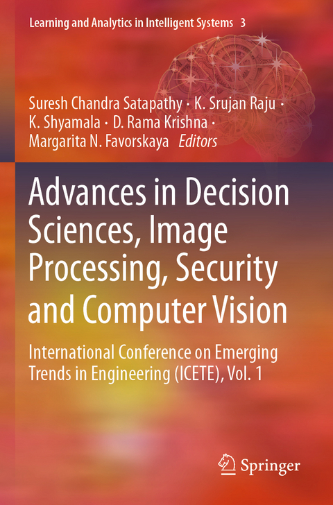 Advances in Decision Sciences, Image Processing, Security and Computer Vision - 