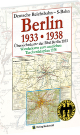 Übersichtskarten der Reichsbahndirektion Berlin April 1933 und Mai 1938 - 