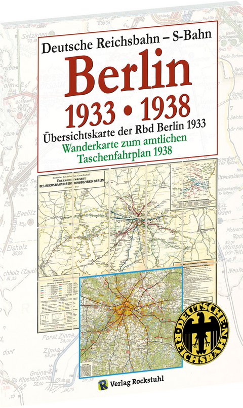 Übersichtskarten der Reichsbahndirektion Berlin April 1933 und Mai 1938 - 