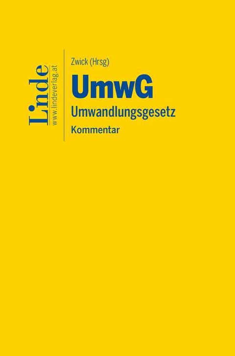 UmwG I Umwandlungsgesetz - Christian Zwick, Florian Dollenz