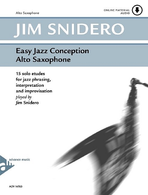 Easy Jazz Conception, Alto Sax, w. Audio-CD - Jim Snidero