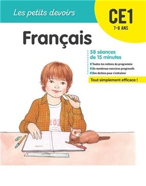 Français CE1, 7-8 ans : 58 séances de 15 minutes - Brigitte Guigui