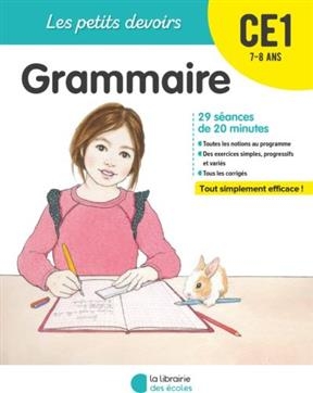 Grammaire CE1, 7-8 ans : 29 séances de 20 minutes - Marie Chardonnet