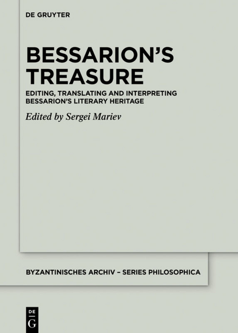 Bessarion’s Treasure - 