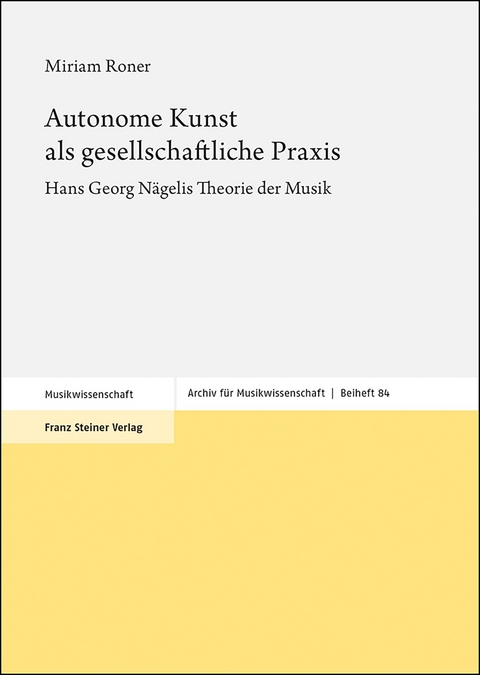 Autonome Kunst als gesellschaftliche Praxis - Miriam Roner