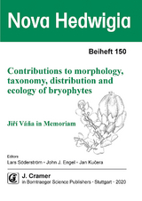 Contributions to morphology, taxonomy, distribution and ecology of bryophytes - 