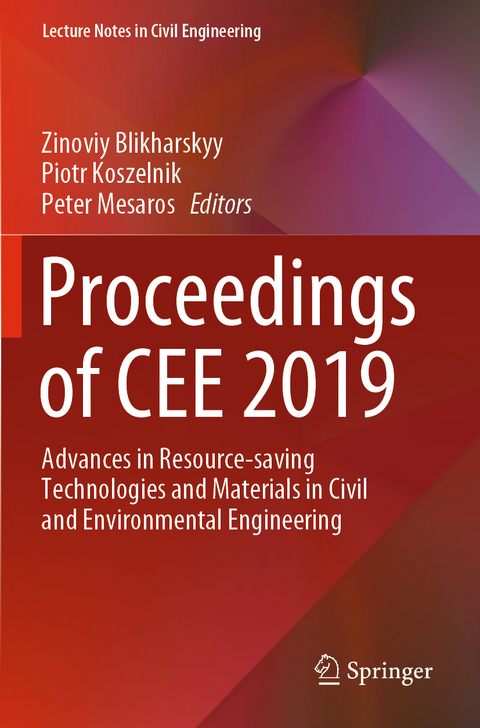 Proceedings of CEE 2019 - 