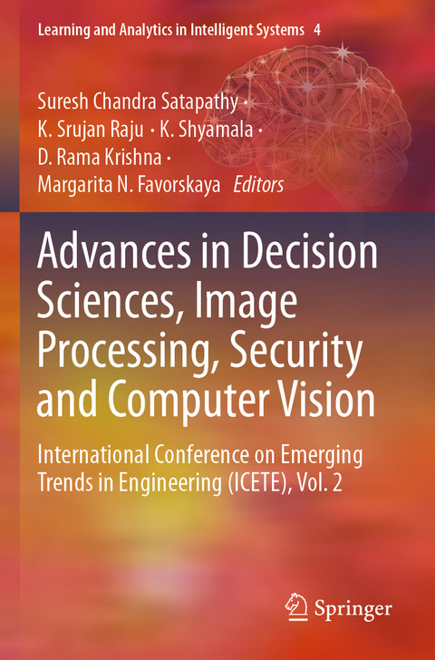 Advances in Decision Sciences, Image Processing, Security and Computer Vision - 