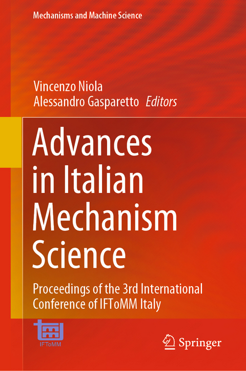 Advances in Italian Mechanism Science - 