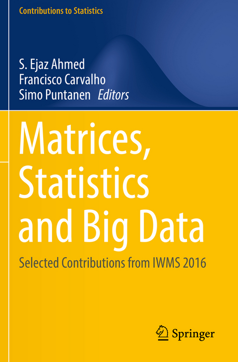 Matrices, Statistics and Big Data - 