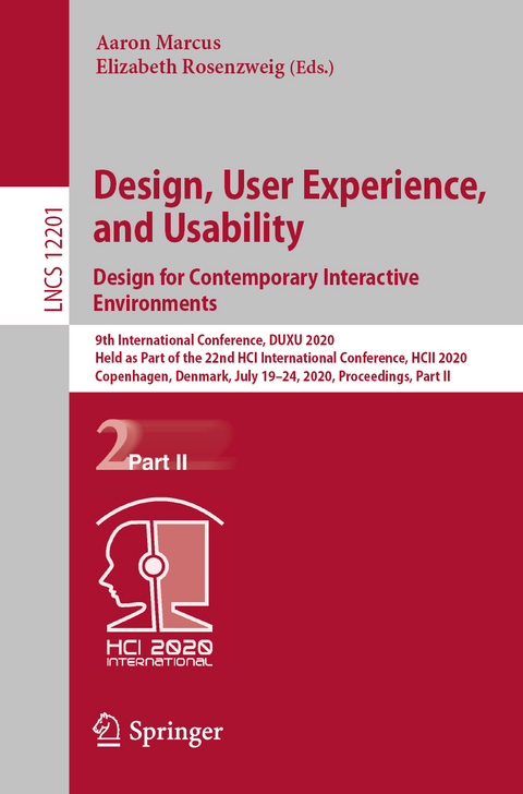 Design, User Experience, and Usability. Design for Contemporary Interactive Environments - 