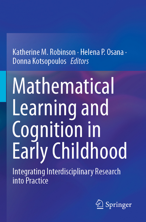 Mathematical Learning and Cognition in Early Childhood - 
