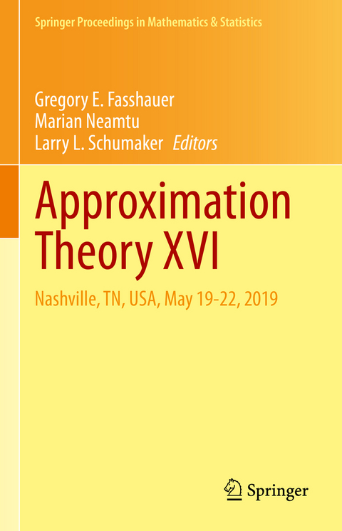 Approximation Theory XVI - 