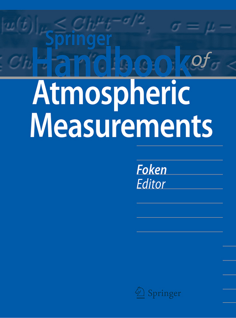 Springer Handbook of Atmospheric Measurements - 