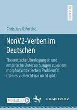 NonV2-Verben im Deutschen - Christian R. Forche