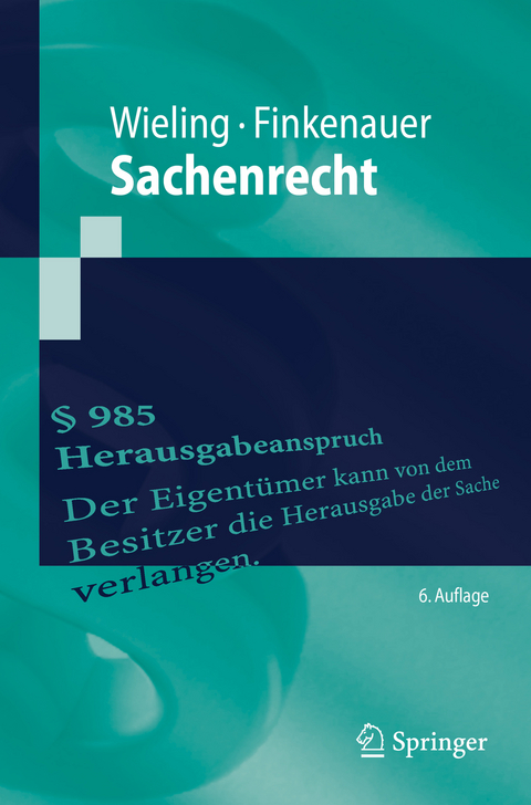 Sachenrecht - Hans Josef Wieling, Thomas Finkenauer