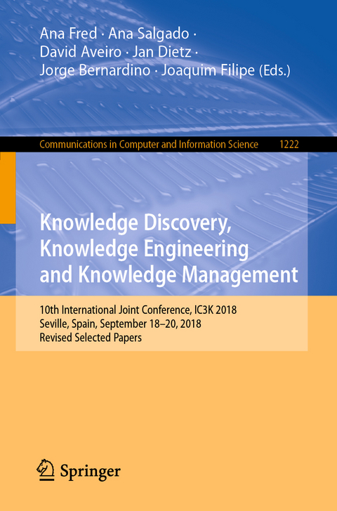 Knowledge Discovery, Knowledge Engineering and Knowledge Management - 