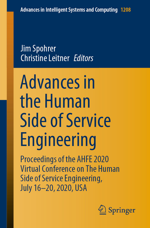 Advances in the Human Side of Service Engineering - 