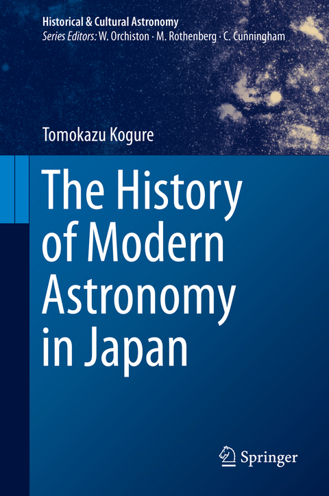 The History of Modern Astronomy in Japan - Tomokazu Kogure