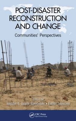 Post-Disaster Reconstruction and Change - 